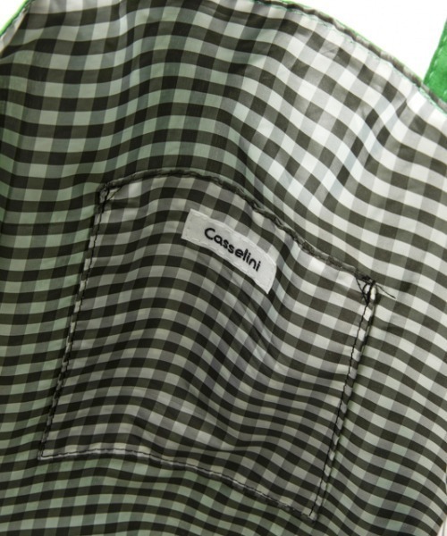 Casselini（キャセリーニ）の「Casselini(キャセリーニ)エンブロイダリートート（トートバッグ・レディース・グリーン/オレンジ/アイボリー・FREE）」の11枚目の写真