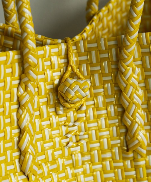 DISCOAT（ディスコート）の「メルカドスクエア配色トートバッグ（トートバッグ・レディース・ブラック/イエロー・FREE）」の5枚目の写真