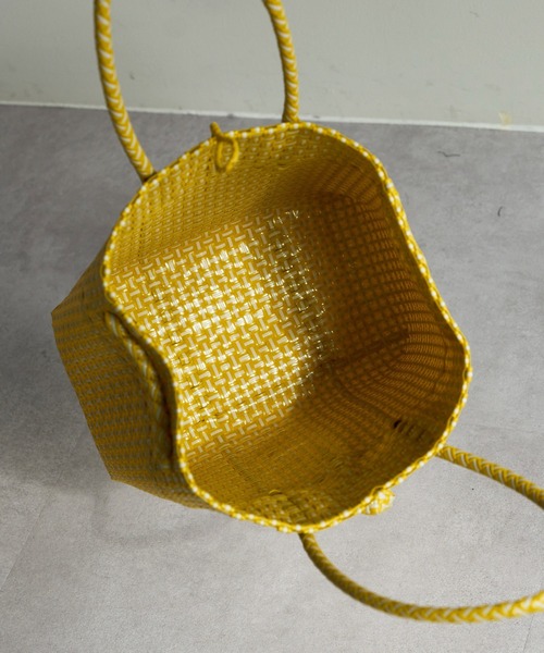 DISCOAT（ディスコート）の「メルカドスクエア配色トートバッグ（トートバッグ・レディース・ブラック/イエロー・FREE）」の7枚目の写真