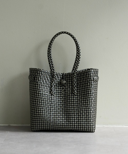 DISCOAT（ディスコート）の「メルカドスクエア配色トートバッグ（トートバッグ・レディース・ブラック/イエロー・FREE）」の10枚目の写真