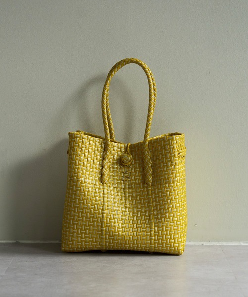 DISCOAT（ディスコート）の「メルカドスクエア配色トートバッグ（トートバッグ・レディース・ブラック/イエロー・FREE）」の9枚目の写真