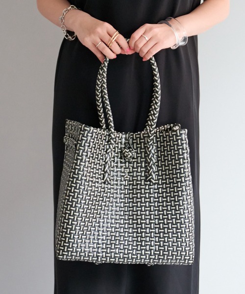 DISCOAT（ディスコート）の「メルカドスクエア配色トートバッグ（トートバッグ・レディース・ブラック/イエロー・FREE）」の20枚目の写真