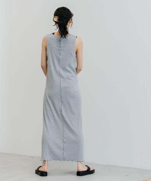 CITEN（シテン）の「＜CITEN（シテン）＞リブレースアップ ワンピース（ワンピース・レディース・ブラック/ライトグレー/ターコイズブルー・FREE）」の22枚目の写真