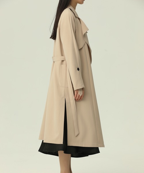Girly Doll(ガーリードール)の「ロングトレンチコート(トレンチコート・レディース・ベージュ/レッド/カーキ・M/L)」の7枚目の写真