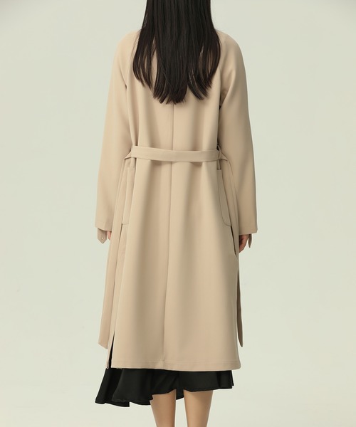 Girly Doll(ガーリードール)の「ロングトレンチコート(トレンチコート・レディース・ベージュ/レッド/カーキ・M/L)」の8枚目の写真