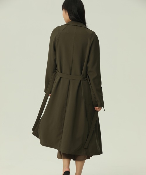 Girly Doll(ガーリードール)の「ロングトレンチコート(トレンチコート・レディース・ベージュ/レッド/カーキ・M/L)」の15枚目の写真