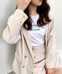 金ボタンテーラード／ジャケット(セットアップ対応)