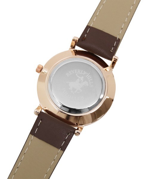 BEVERLY HILLS POLO CLUB(ビバリーヒルズポロクラブ)の「【Beverly Hills Polo Club/ビバリーヒルズポロクラブ】CORPUS TOKYO 別注 レザーベルト腕時計(アナログ腕時計・レディース・ホワイト系その他/ブラック系その他/グレー系その他/ブラウン系その他/ブルー系その他/ピンク系その他/ブラック系その他2/ブラウン系その他2・FREE)」の12枚目の写真