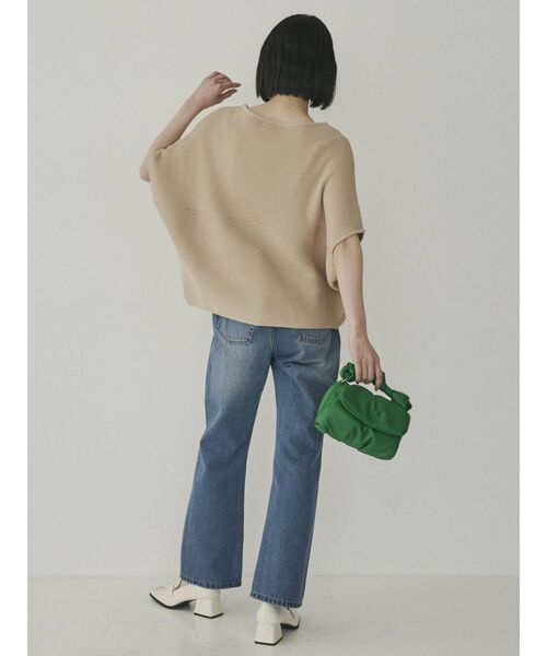 COTORICA（コトリカ）の「横リブドルマンウォッシャブルニット（ニット/セーター・レディース・ブラック/グリーン/ベージュ・FREE）」の16枚目の写真