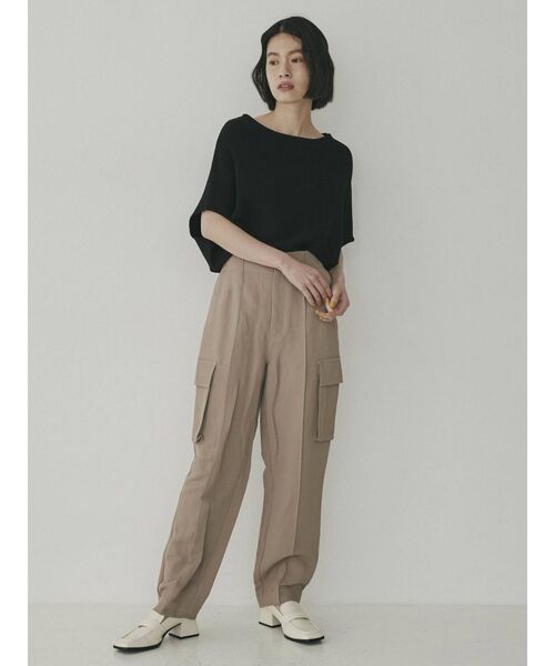 COTORICA（コトリカ）の「横リブドルマンウォッシャブルニット（ニット/セーター・レディース・ブラック/グリーン/ベージュ・FREE）」の11枚目の写真