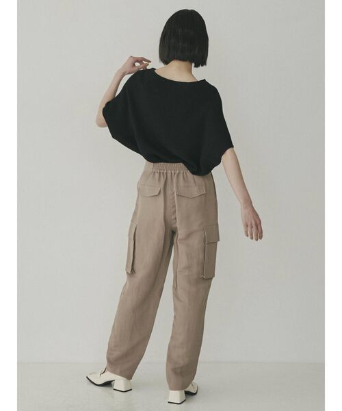 COTORICA（コトリカ）の「横リブドルマンウォッシャブルニット（ニット/セーター・レディース・ブラック/グリーン/ベージュ・FREE）」の9枚目の写真