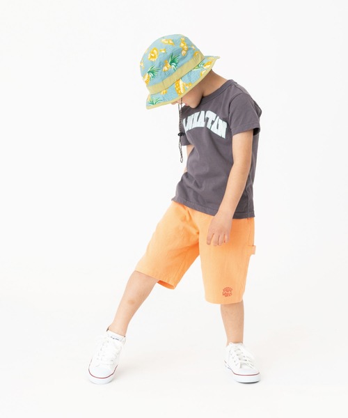 RUGGEDWORKS(ラゲッドワークス)の「《made in Japan》 カレッジプリント半袖TEE(Tシャツ/カットソー・キッズ・キナリ/ライトピンク/チャコール/ライトブルー・140/130/110/120/90/100/150)」の16枚目の写真