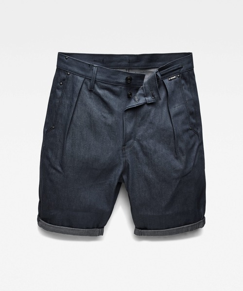 G-STAR（ジースター）の「WORKER CHINO RELAXED SHORTS/デニムショートパンツ（デニムパンツ・メンズ・ダークインディゴブルー・28inch/29inch/30inch/31inch/32inch/33inch）」の6枚目の写真