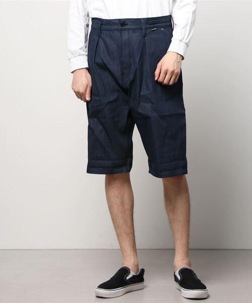 G-STAR（ジースター）の「WORKER CHINO RELAXED SHORTS/デニムショートパンツ（デニムパンツ・メンズ・ダークインディゴブルー・28inch/29inch/30inch/31inch/32inch/33inch）」の10枚目の写真