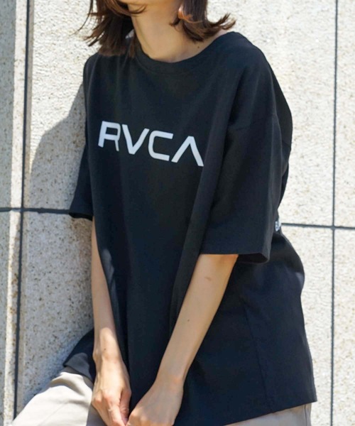 RVCA（ルーカ）の「RVCA メンズ  BIG RVCA BACK BALANC Ｔシャツ【2022年春夏モデル】/ルーカ半袖Tシャツフロントプリント（Tシャツ/カットソー・メンズ・ホワイト/ブラック/モスグリーン・SMALL/MEDIUM/LARGE）」の3枚目の写真