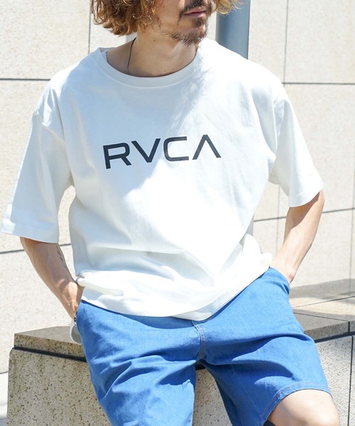 RVCA（ルーカ）の「RVCA メンズ  BIG RVCA BACK BALANC Ｔシャツ【2022年春夏モデル】/ルーカ半袖Tシャツフロントプリント（Tシャツ/カットソー・メンズ・ホワイト/ブラック/モスグリーン・SMALL/MEDIUM/LARGE）」の10枚目の写真