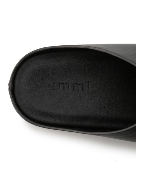 emmi(エミ)の「【emmi original】厚底サボサンダル(サンダル・レディース・ブラック・22.5cm/23.5cm/24.5cm)」の6枚目の写真