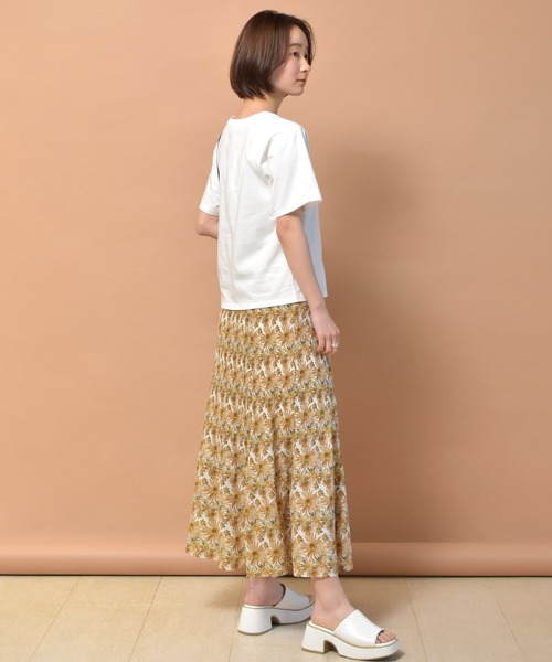 RETRO GIRL（レトロガール）の「アソートロゴチビTee（Tシャツ/カットソー・レディース・ラベンダー/ホワイト/チャコールグレー・FREE）」の6枚目の写真