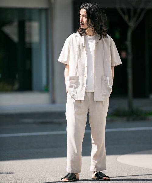 JEMORGAN（ジェーイーモーガン）の「『別注』JEMORGAN×Sonny Label　テックリネンパンツ（その他パンツ・メンズ・ナチュラル/ブラック/カーキ・MEDIUM/LARGE）」の5枚目の写真