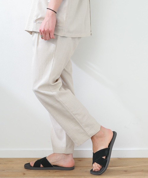 JEMORGAN（ジェーイーモーガン）の「『別注』JEMORGAN×Sonny Label　テックリネンパンツ（その他パンツ・メンズ・ナチュラル/ブラック/カーキ・MEDIUM/LARGE）」の9枚目の写真