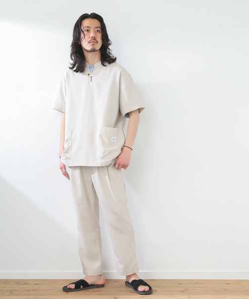 JEMORGAN（ジェーイーモーガン）の「『別注』JEMORGAN×Sonny Label　テックリネンパンツ（その他パンツ・メンズ・ナチュラル/ブラック/カーキ・MEDIUM/LARGE）」の10枚目の写真