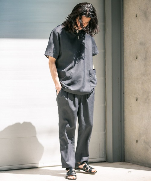 JEMORGAN（ジェーイーモーガン）の「『別注』JEMORGAN×Sonny Label　テックリネンパンツ（その他パンツ・メンズ・ナチュラル/ブラック/カーキ・MEDIUM/LARGE）」の17枚目の写真
