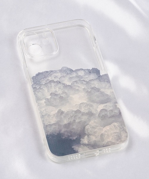 セール】もくもく雲クリアスマホカバー iPhoneケース (11Pro max