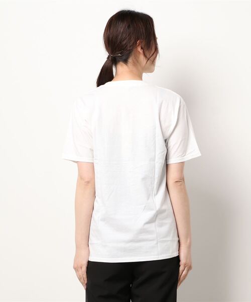 Q(キュー)の「pluie 半袖T(Tシャツ/カットソー・レディース・ホワイト/チャコールグレー・MEDIUM)」の10枚目の写真