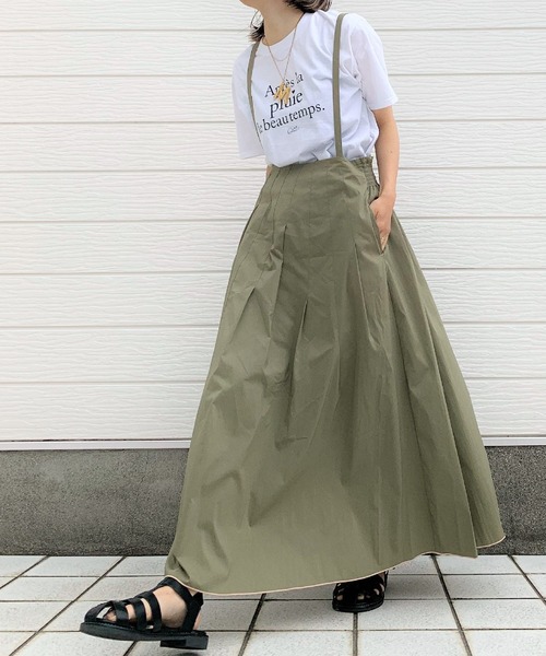Q(キュー)の「pluie 半袖T(Tシャツ/カットソー・レディース・ホワイト/チャコールグレー・MEDIUM)」の7枚目の写真