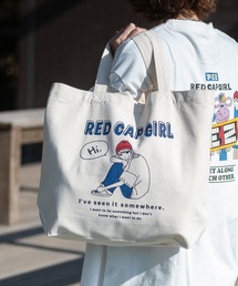 Red Cap Girl | 【a-r】〔Red Cap Girl/レッドキャップガール〕イラストトートバック(トートバッグ)
