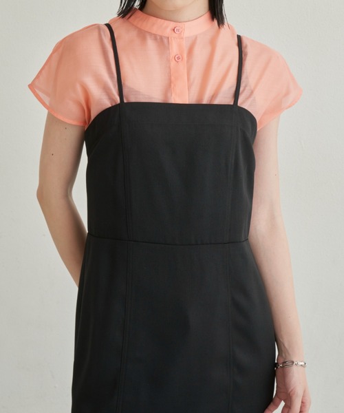 Aunt Marie's(アントマリーズ)の「シアースリットシャツ / 前後2WAY(シャツ/ブラウス・レディース・ホワイト/ブラック/ピンク/チェック・FREE)」の21枚目の写真