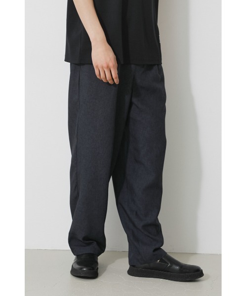 AZUL by moussy(アズールバイマウジー)の「TECH LINEN BALLOON PANTS/テックリネンバルーンパンツ(その他パンツ・メンズ・ネイビー/ベージュ/ライトブラウン・LARGE/MEDIUM)」の18枚目の写真