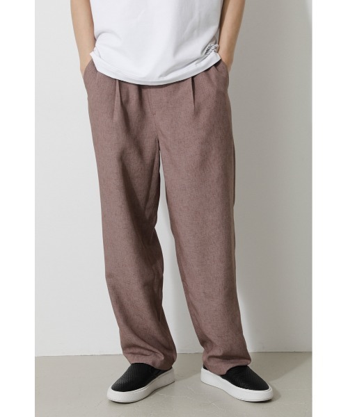AZUL by moussy(アズールバイマウジー)の「TECH LINEN BALLOON PANTS/テックリネンバルーンパンツ(その他パンツ・メンズ・ネイビー/ベージュ/ライトブラウン・LARGE/MEDIUM)」の15枚目の写真