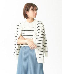 Rouge vif | 【アンサンブル対応】ウォッシャブルニットカーデ(カーディガン/ボレロ)