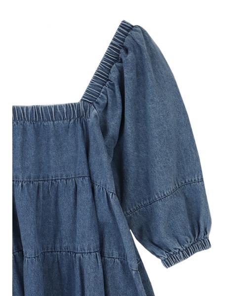 ACYM（アシーム）の「Flare denim mini ワンピース（ワンピース）」 - WEAR