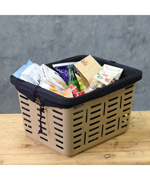 POST GENERAL（ポストジェネラル）の「ポストジェネラル POST GENERAL / パッカブルショッピングバスケットバッグ（エコバッグ/サブバッグ・レディース・ベージュ/ブラウン/オリーブ/ブラック・FREE）」の16枚目の写真