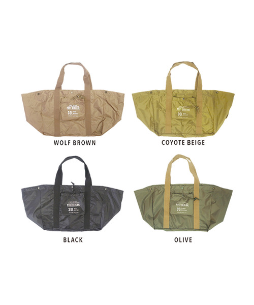 POST GENERAL（ポストジェネラル）の「ポストジェネラル POST GENERAL / パッカブルショッピングバスケットバッグ（エコバッグ/サブバッグ・レディース・ベージュ/ブラウン/オリーブ/ブラック・FREE）」の10枚目の写真