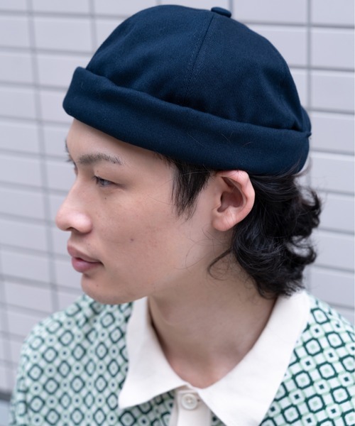 帽子 mandam セール】fabulous 太ツイルフィッシャーマンキャップ ツバなし