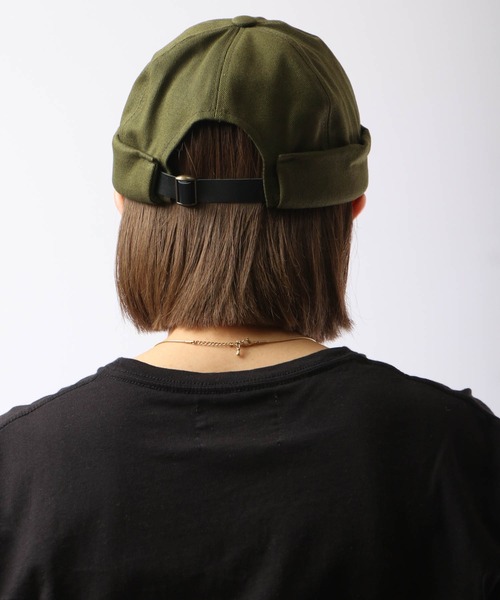 帽子 mandam セール】fabulous 太ツイルフィッシャーマンキャップ ツバなし