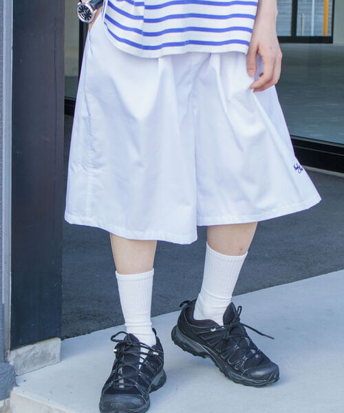 FREDY MAC（フレディーマック）の「【FREDYMAC/フレディマック】ワンポイント刺繍 ワイドハーフパンツ バルーンパンツ（その他パンツ・メンズ・ホワイト/ブラック/イエロー・LARGE/MEDIUM）」の4枚目の写真