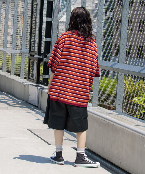 FREDY MAC（フレディーマック）の「【FREDYMAC/フレディマック】ワンポイント刺繍 ワイドハーフパンツ バルーンパンツ（その他パンツ・メンズ・ホワイト/ブラック/イエロー・LARGE/MEDIUM）」の15枚目の写真