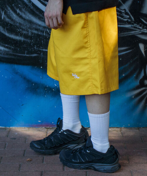 FREDY MAC（フレディーマック）の「【FREDYMAC/フレディマック】ワンポイント刺繍 ワイドハーフパンツ バルーンパンツ（その他パンツ・メンズ・ホワイト/ブラック/イエロー・LARGE/MEDIUM）」の18枚目の写真