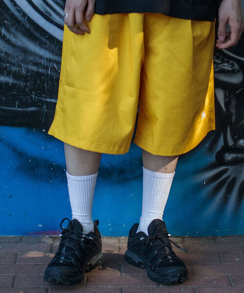 FREDY MAC（フレディーマック）の「【FREDYMAC/フレディマック】ワンポイント刺繍 ワイドハーフパンツ バルーンパンツ（その他パンツ・メンズ・ホワイト/ブラック/イエロー・LARGE/MEDIUM）」の20枚目の写真