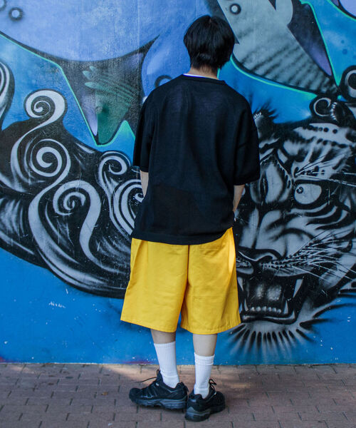 FREDY MAC（フレディーマック）の「【FREDYMAC/フレディマック】ワンポイント刺繍 ワイドハーフパンツ バルーンパンツ（その他パンツ・メンズ・ホワイト/ブラック/イエロー・LARGE/MEDIUM）」の22枚目の写真