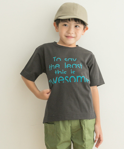 FORK&SPOON（フォークアンドスプーン）の「『親子リンク』FORK&SPOON　ロゴショートスリーブTシャツ(KIDS)（Tシャツ/カットソー・キッズ・チャコールグレー/オフホワイト・120/105/135）」の12枚目の写真