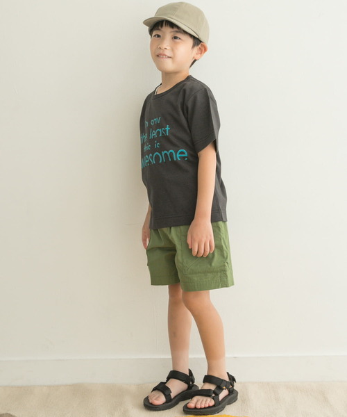 FORK&SPOON（フォークアンドスプーン）の「『親子リンク』FORK&SPOON　ロゴショートスリーブTシャツ(KIDS)（Tシャツ/カットソー・キッズ・チャコールグレー/オフホワイト・120/105/135）」の16枚目の写真