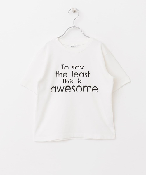 FORK&SPOON（フォークアンドスプーン）の「『親子リンク』FORK&SPOON　ロゴショートスリーブTシャツ(KIDS)（Tシャツ/カットソー・キッズ・チャコールグレー/オフホワイト・120/105/135）」の18枚目の写真