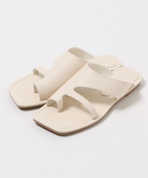 Andemiu(アンデミュウ)の「トングサンダル122812(サンダル・レディース・ホワイト/ブラック・LARGE/MEDIUM/SMALL)」の20枚目の写真