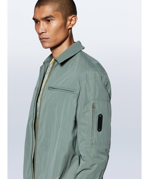 A-COLD-WALL*(アコールドウォール)の「GAUSSIAN OVERSHIRT(シャツ/ブラウス・メンズ・ライトグレー/グリーン・M/L)」の10枚目の写真