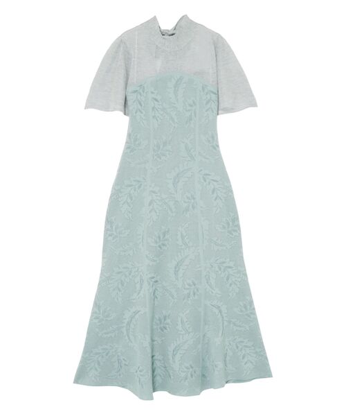 LAGUNAMOON（ラグナムーン）の「LADYニットジャガードワンピース（ドレス・レディース・ブラック/ミント/ベージュ/ライトブルー・SMALL/MEDIUM）」の3枚目の写真